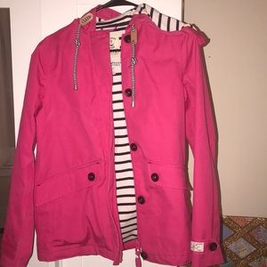 EUC Joules Pink Raincoat sz 4